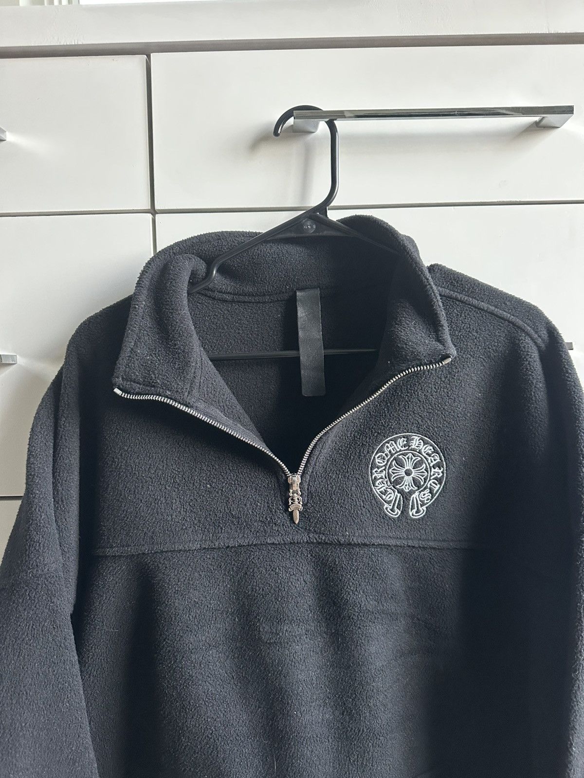 Chrome Hearts Fleece Chrome Heart Quarter Zip Size US L / EU 52-54 / 3 - 4 Thumbnail