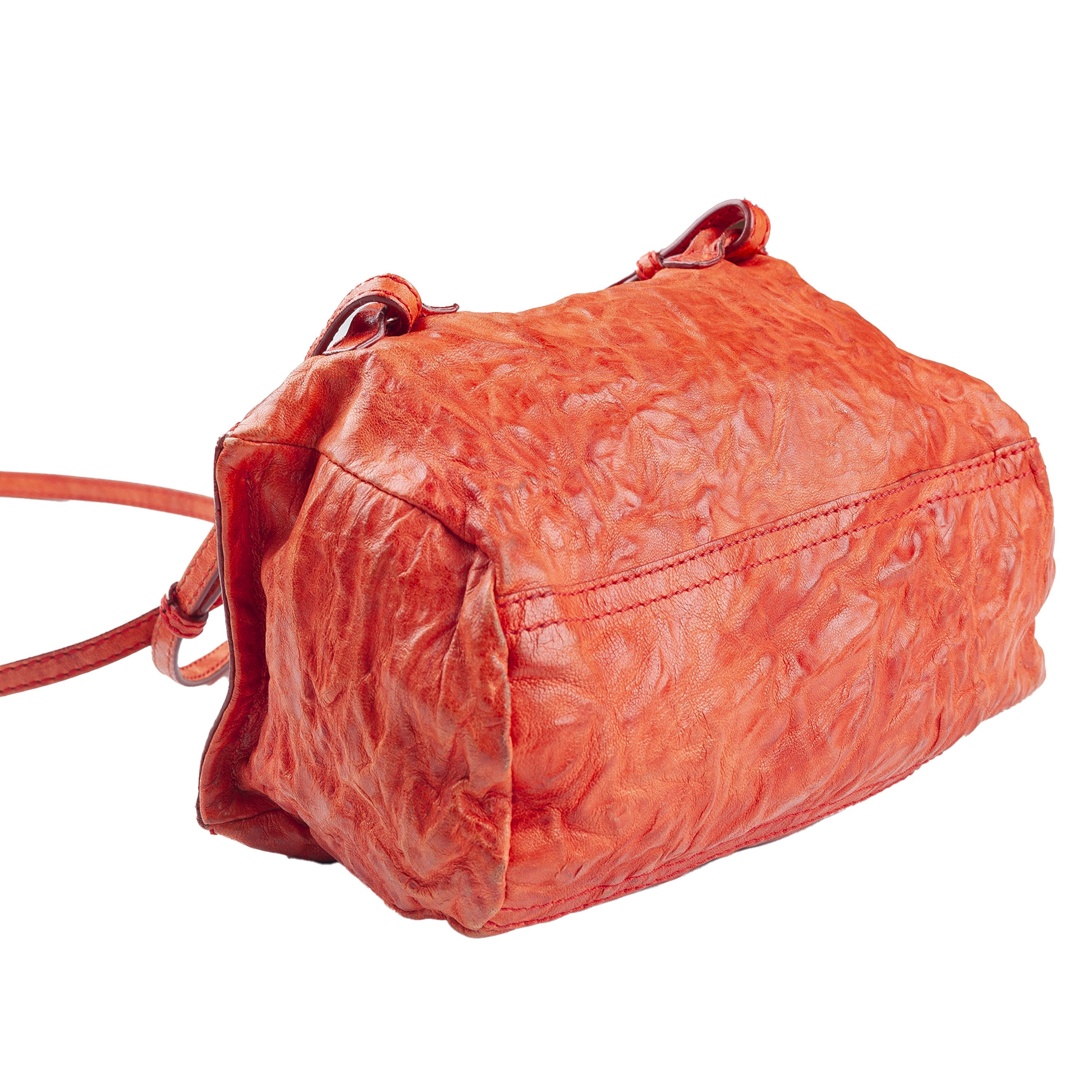 Givenchy Givenchy Paris Goatskin Coral Mini Pandora Vintage Bag Size ONE SIZE - 8 Thumbnail