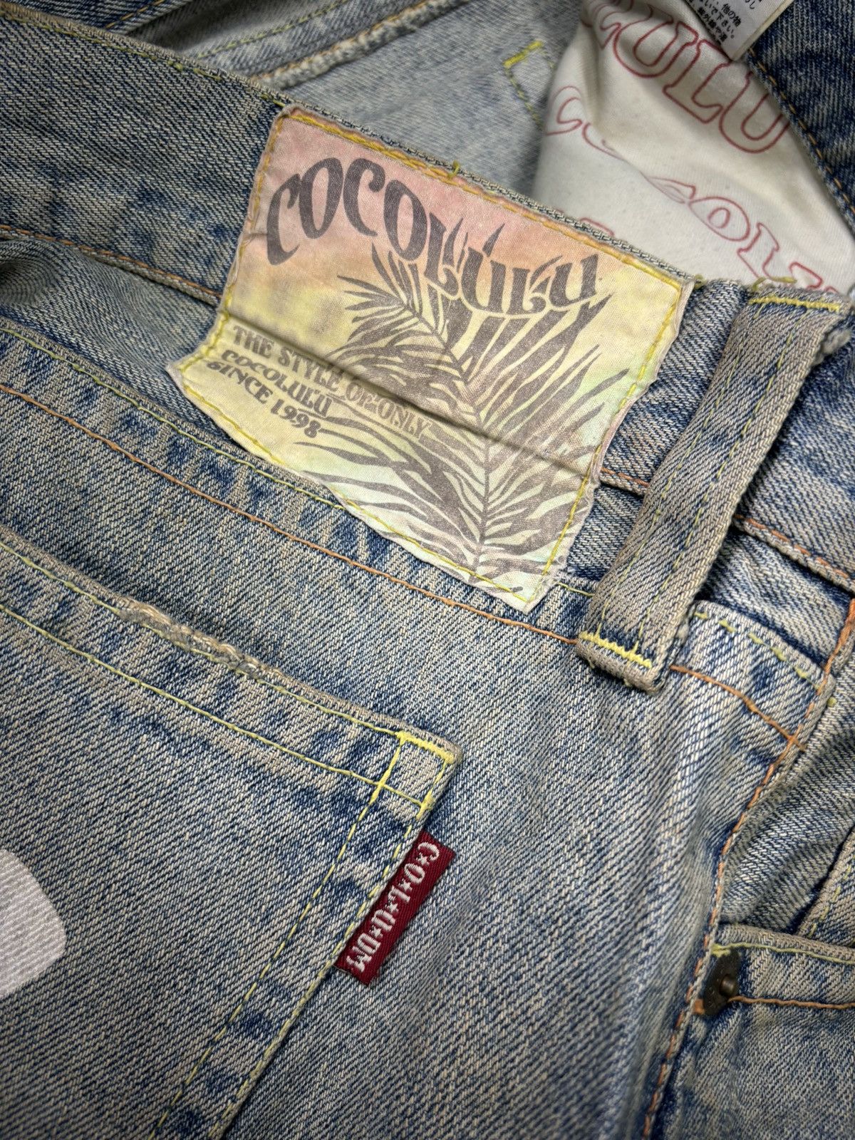 Acne Studios COCOLULU THRASHED BAGGY RUSTY DISTRESS DENIM JEANS Size US 34 / EU 50 - 11 Thumbnail