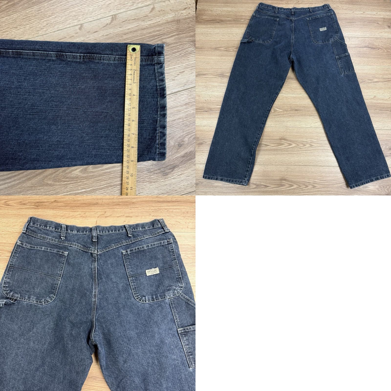 Wrangler VINTAGE Wrangler Carpenter Jeans Men’s 40x32 Blue High Rise Regular 32 Inseam Jeans Shorts? Size US 40 / EU 56 - 8 Thumbnail