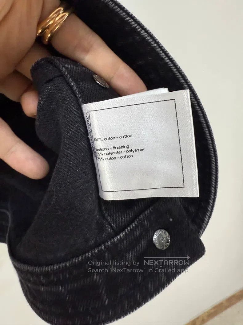 Chanel Chanel Embossed double C denim vest Size S / US 4 / IT 40 - 6 Thumbnail