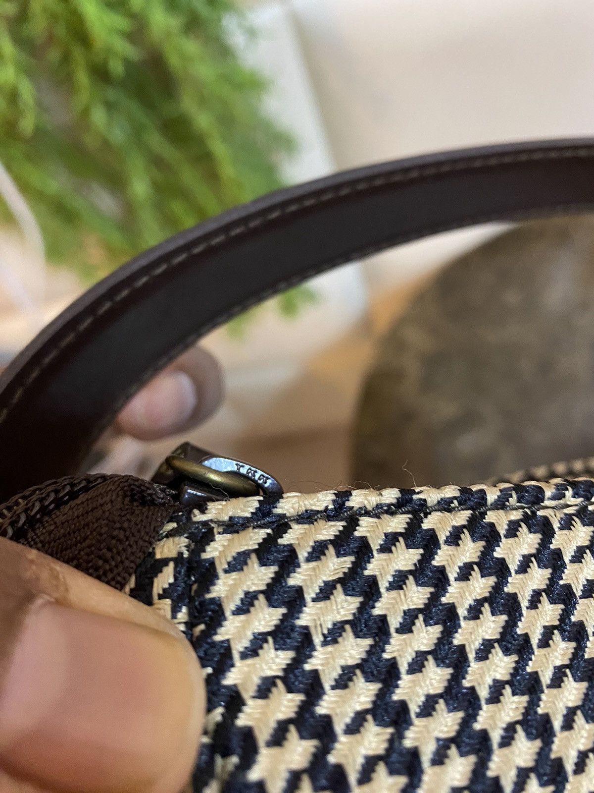 Lauren Ralph Lauren VINTAGE RL RALPH LAUREN HOUNDSTOOTH DESIGN SHOULDER BAG Size ONE SIZE - 11 Thumbnail
