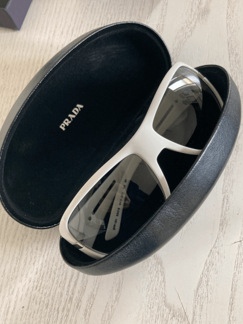Prada PRADA Sunglasses Flame 2004 Star Mask Fire Chrome Silver Size ONE SIZE - 3 Thumbnail
