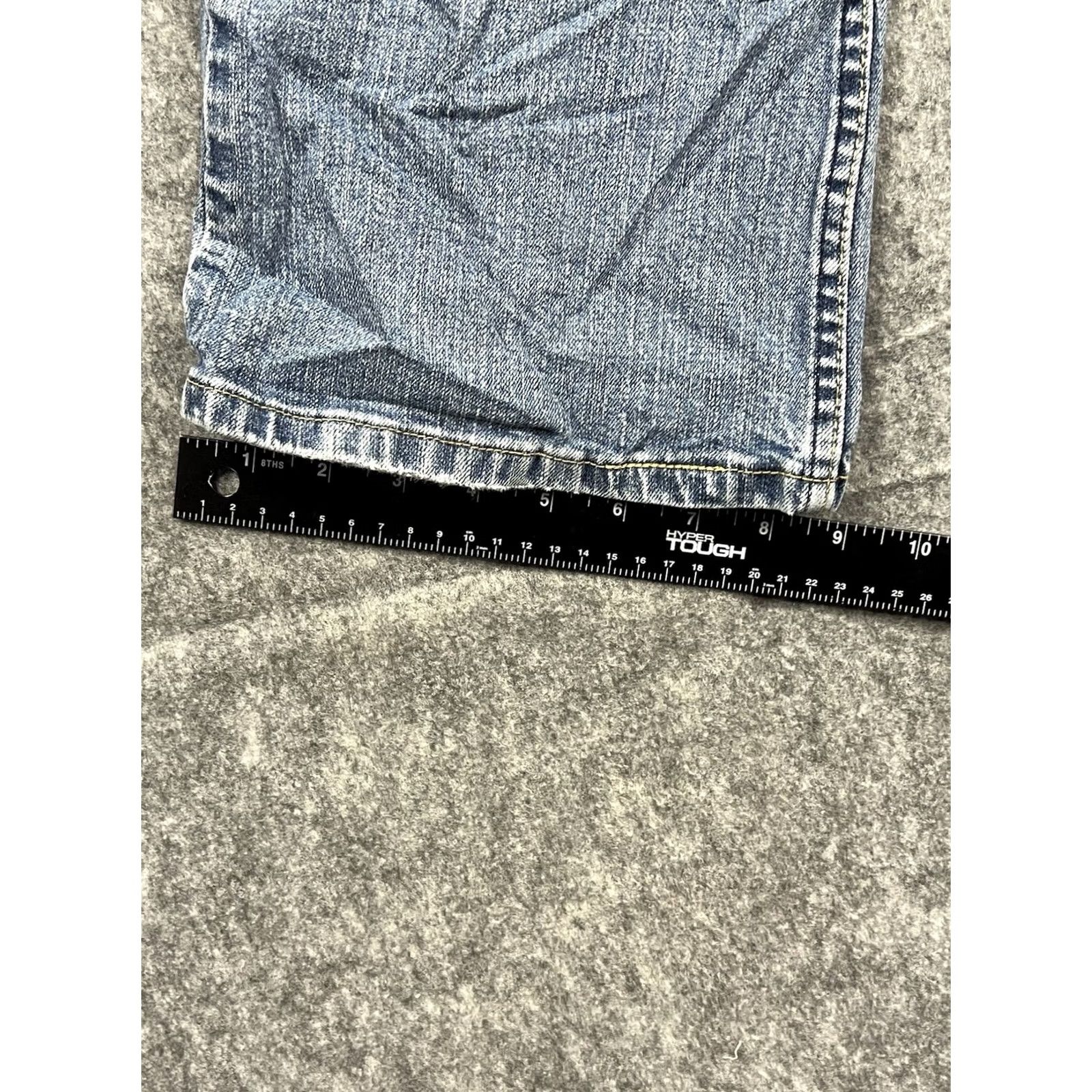 Vintage Levi Strauss Signature Womens Jeans Bootcut 14 Short Blue Regular Cotton Polyester Spandex Denim 5-Pocket Vintage No Size 36" / US 14 / IT 50 - 6 Thumbnail