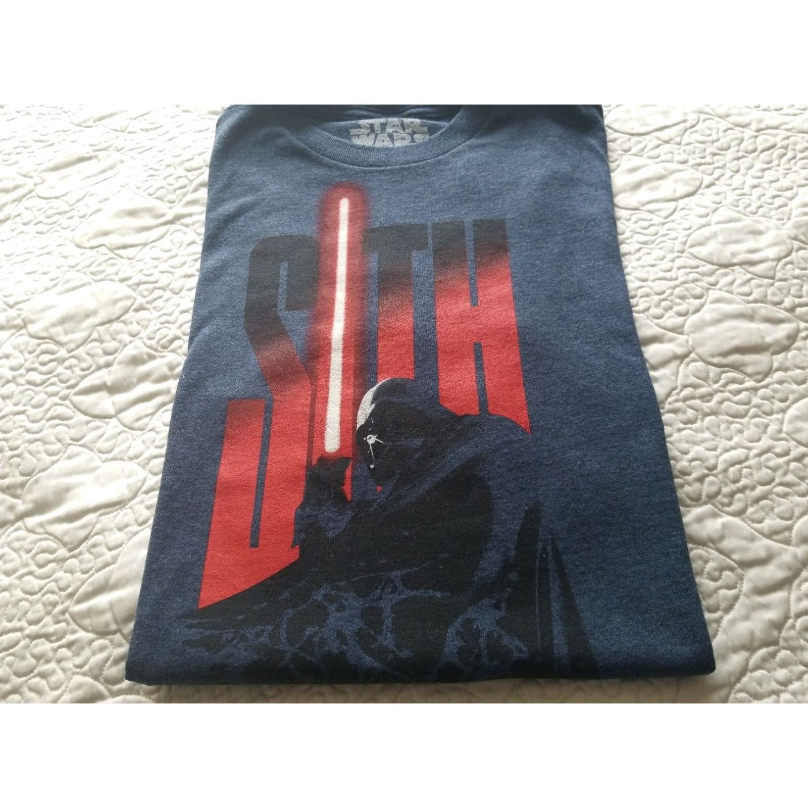 Star Wars Darth Vader Lightsaber: Star Wars Official Sith TShirt M Size Unisex Adults Crew Neck Short Sleeve Multicolor Graphic Print CAT Star Wars Size US M / EU 48-50 / 2 - 2 Thumbnail