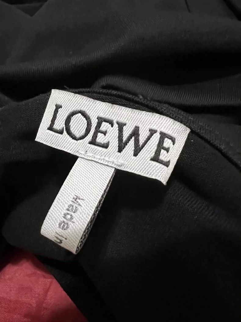 Loewe LOEWE Black short sleeves with embroidery logo Size US L / EU 52-54 / 3 - 2 Thumbnail