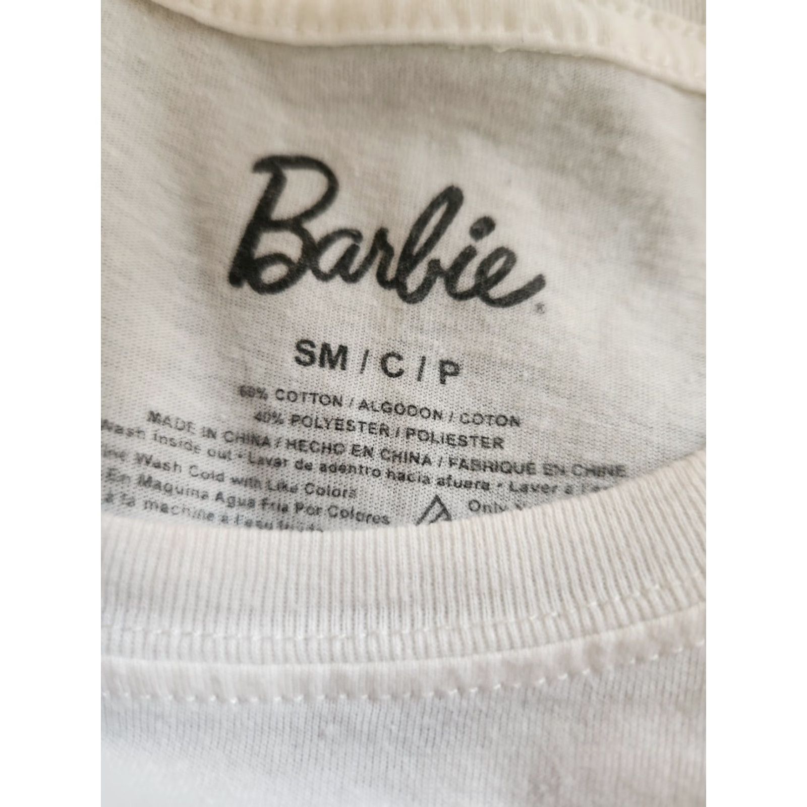Vintage Barbie White Movie Logo Short Sleeve Graphic T Shirt Size Small Size US S / EU 44-46 / 1 - 2 Thumbnail