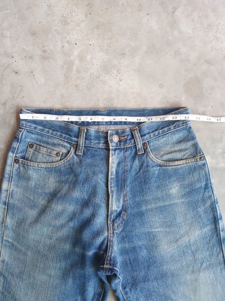 Japanese Brand Vintage Unique Clothing Warehouse Distressed Jeans 28x29 Size US 28 / EU 44 - 6 Thumbnail