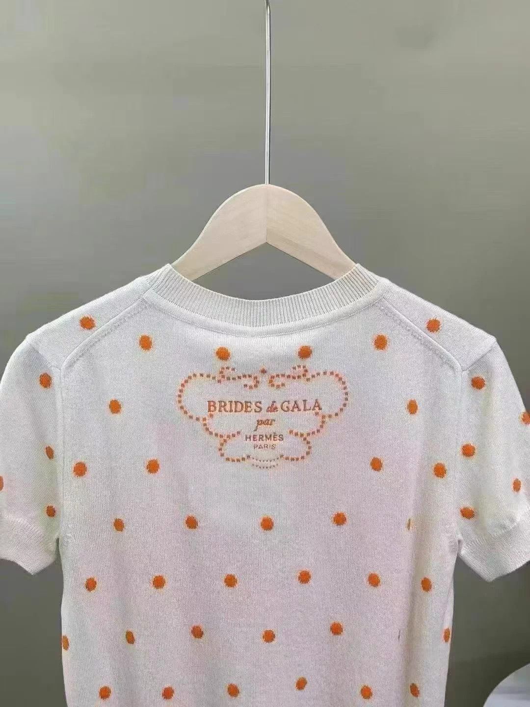 Hermes Hermes 23 cashmere cotton short sleeve knit top N635 Size XS / US 0-2 / IT 36-38 - 5 Thumbnail