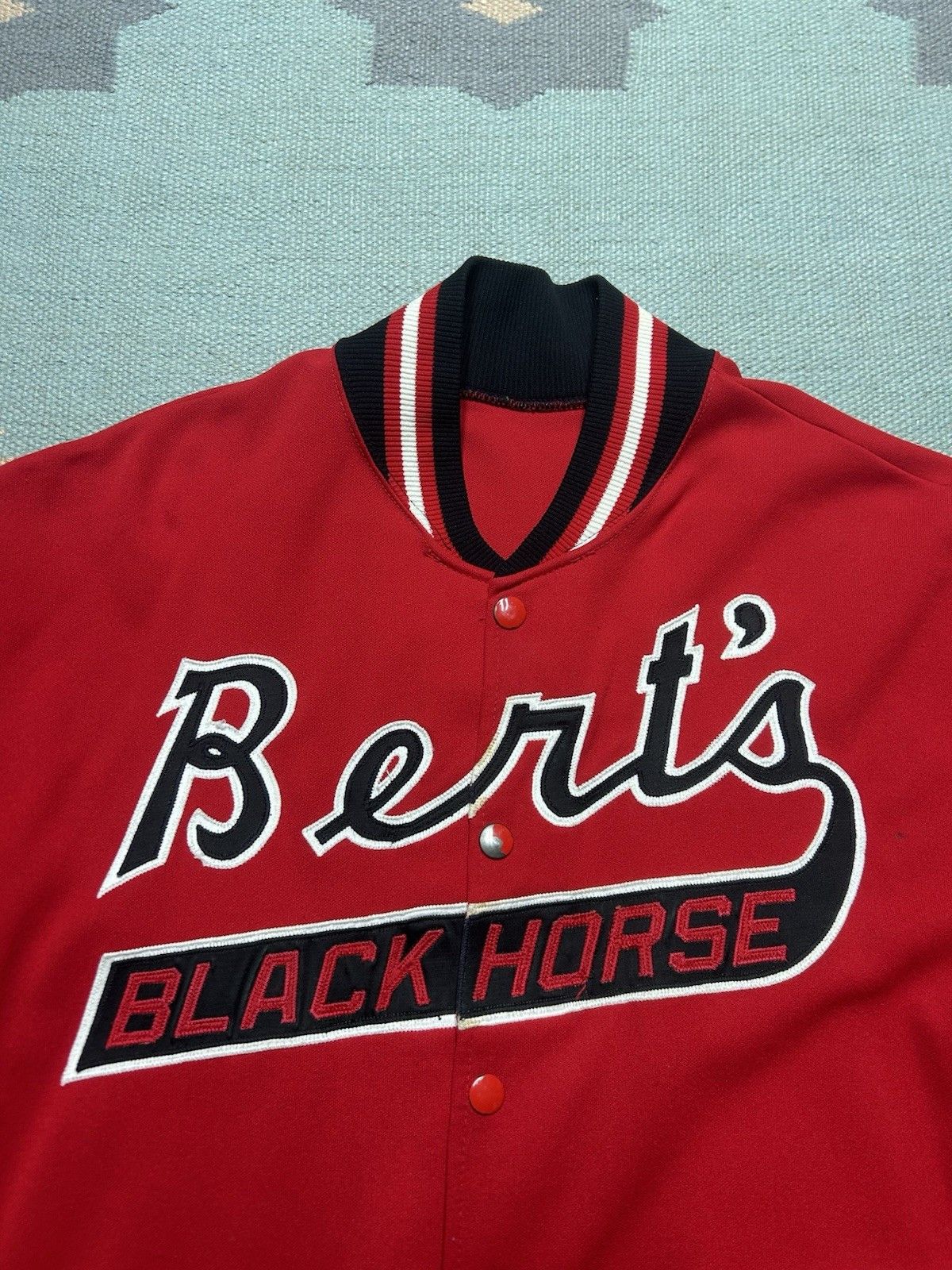 Vintage VTG 70 felco jacket Bert’s black horse saloon Detroit jazz L Size US L / EU 52-54 / 3 - 6 Thumbnail