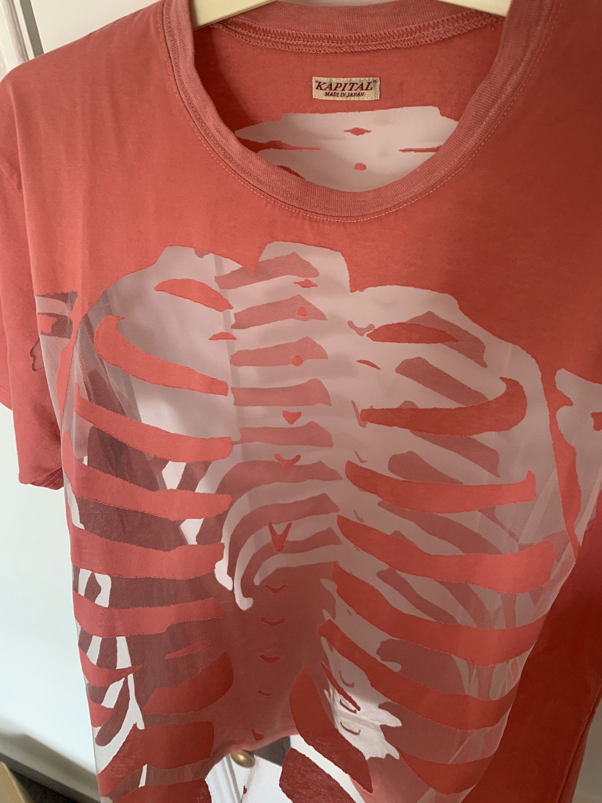 Japanese Brand Transparent Kapital skeleton t-shirt Size US M / EU 48-50 / 2 - 7 Thumbnail
