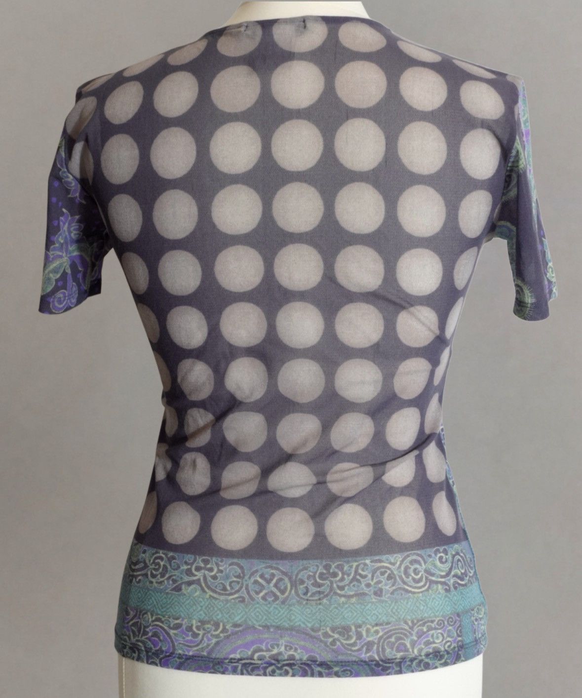 Issey Miyake Issey Miyake AW 2001 Archive Mesh Top - Double Print Size M / US 6-8 / IT 42-44 - 4 Thumbnail