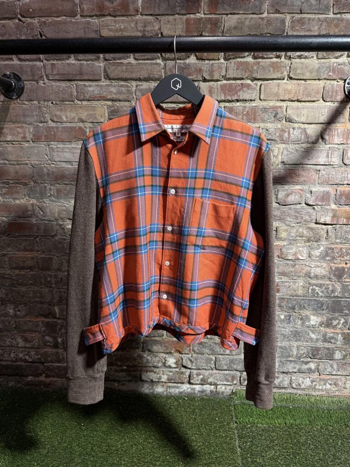Comme des Garcons CDG Flannel Orange/Brown Sz. M Size ONE SIZE - 1 Thumbnail