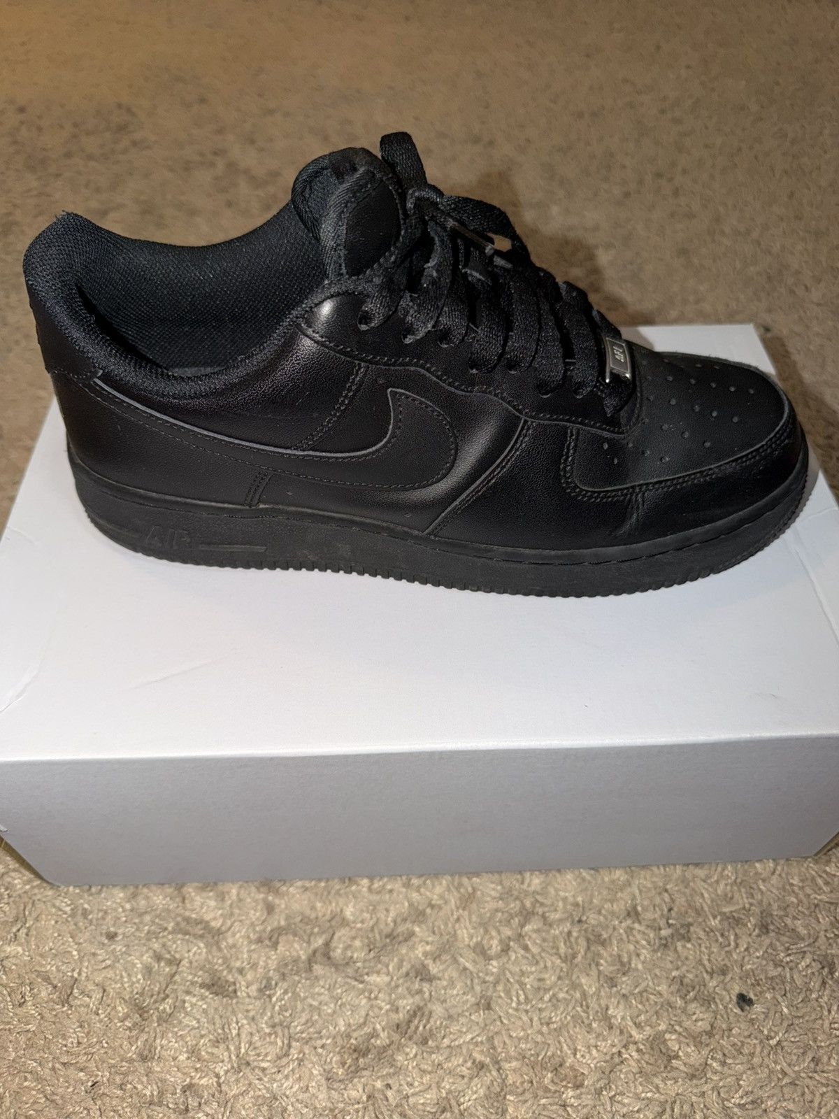 Nike Nike Air Force 1 ‘07’Triple Black’ Size US 9.5 / EU 42-43 - 2 Thumbnail