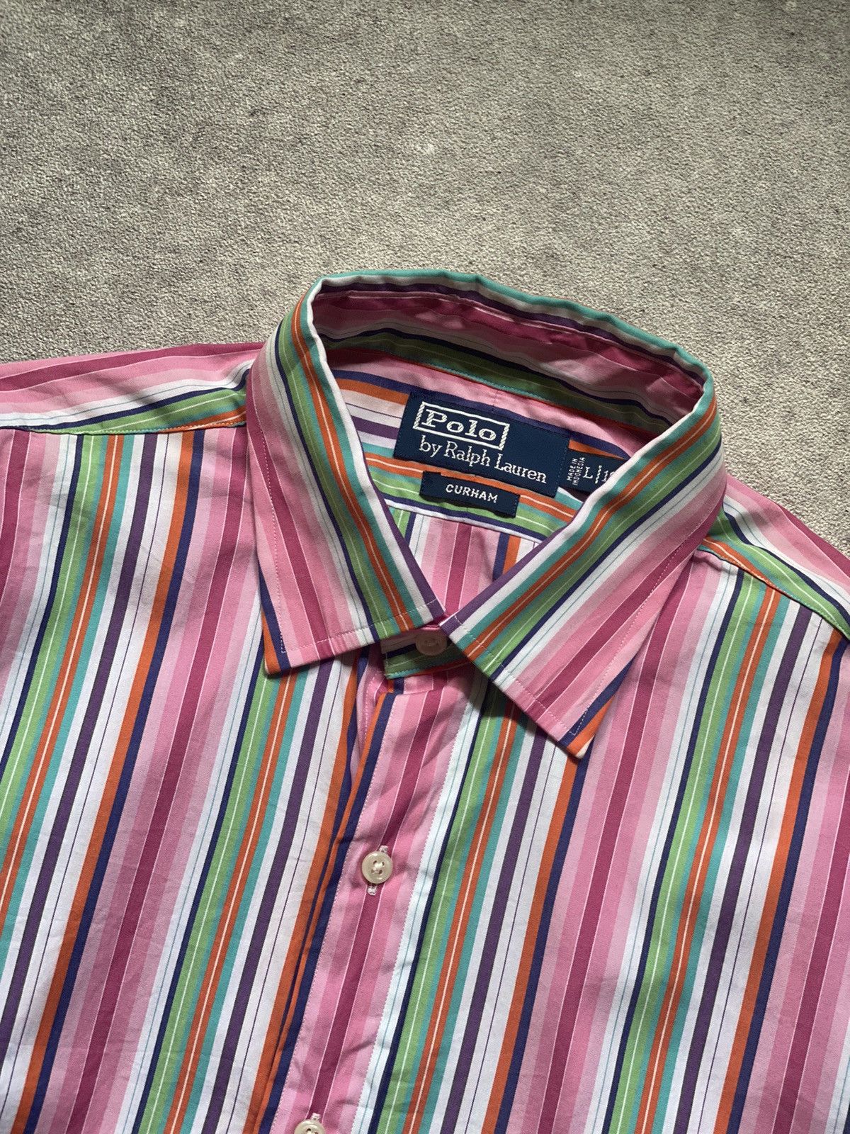 Polo Ralph Lauren Polo Ralph Laurent Curham Stripe Size US L / EU 52-54 / 3 - 2 Thumbnail