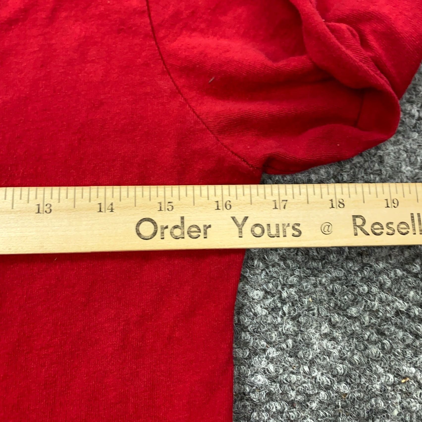 Apple Apple Shirt Red Long Sleeve Logo Adult Small Womens Size S / US 4 / IT 40 - 6 Thumbnail