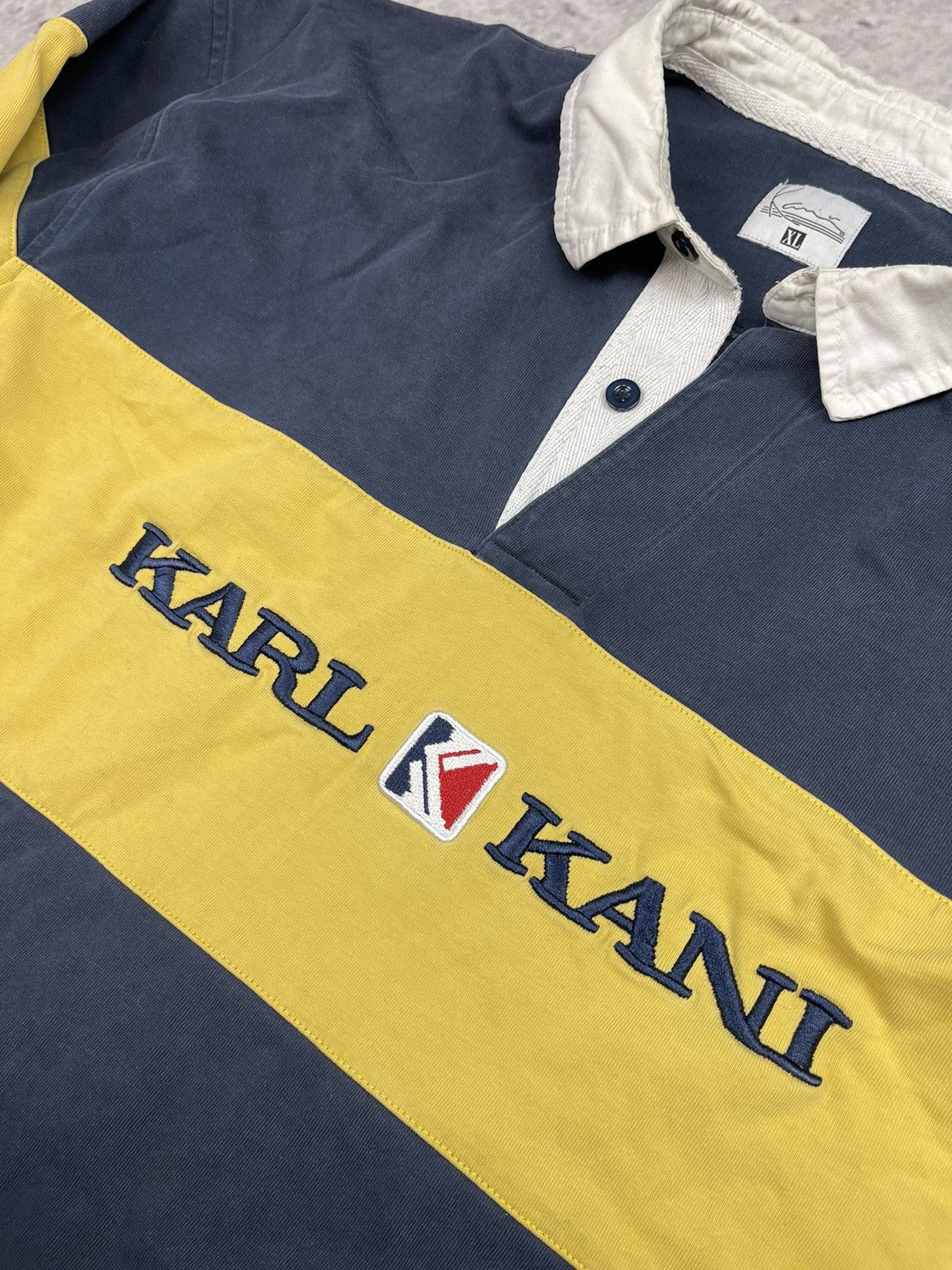 Karl Kani × Vintage Karl Kani sweatshirts 1/4 streetwear Size US XL / EU 56 / 4 - 3 Thumbnail