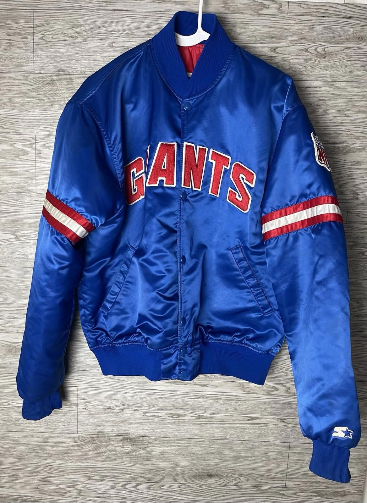 Starter Vintage NY Giants NFL Starter/Bomber Jacket L Size ONE SIZE - 1 Thumbnail