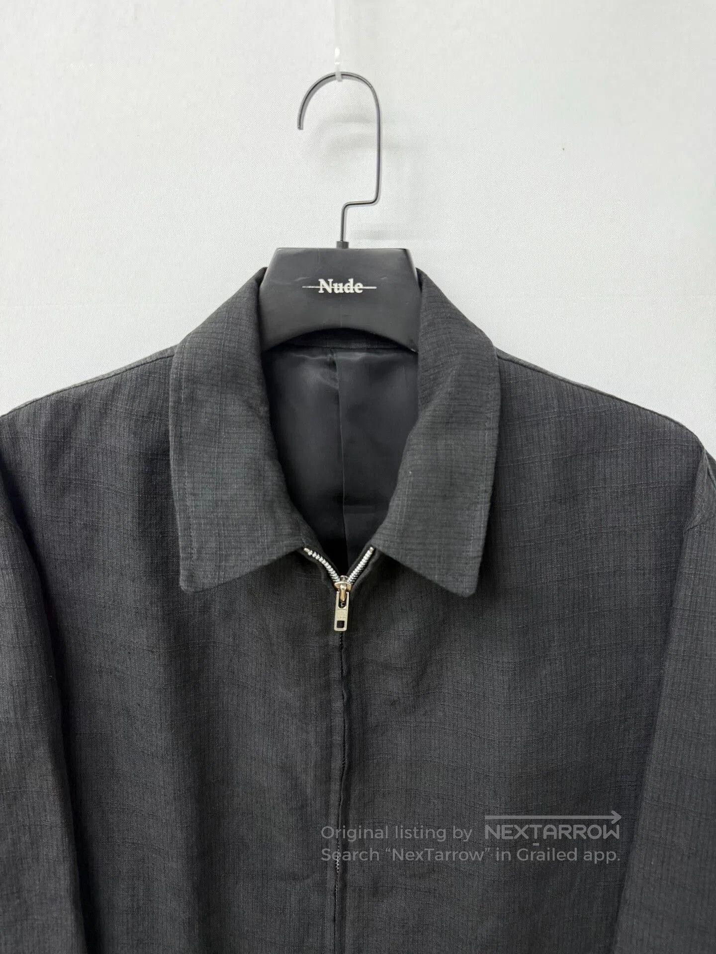 Yohji Yamamoto y's for men linen texture collar jacket. Size US XL / EU 56 / 4 - 3 Thumbnail