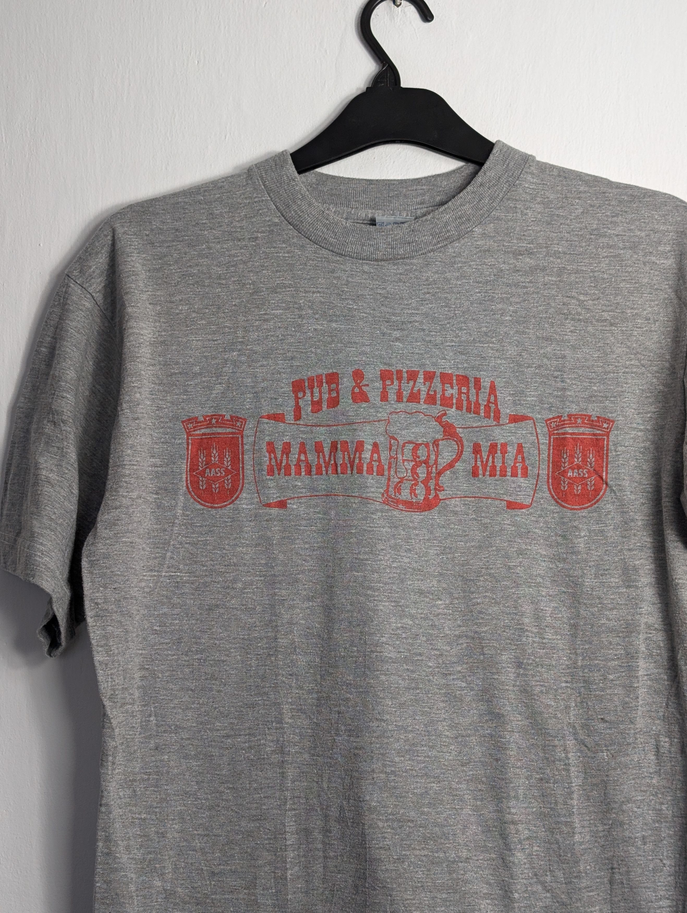 Vintage Vintage 90s Mamma Mia Pub Single Stitch T-shirt Texas Size US L / EU 52-54 / 3 - 2 Thumbnail