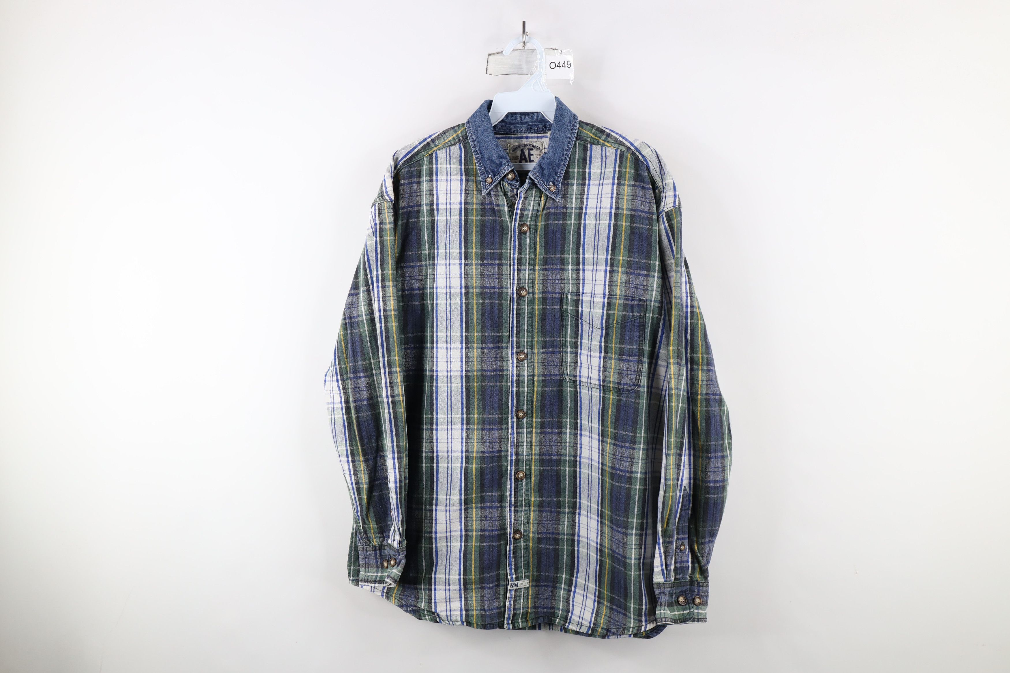 American Eagle Outfitters × Vintage Vintage 90s American Eagle Outfitters Button Down Shirt Size US M / EU 48-50 / 2 - 1 Thumbnail