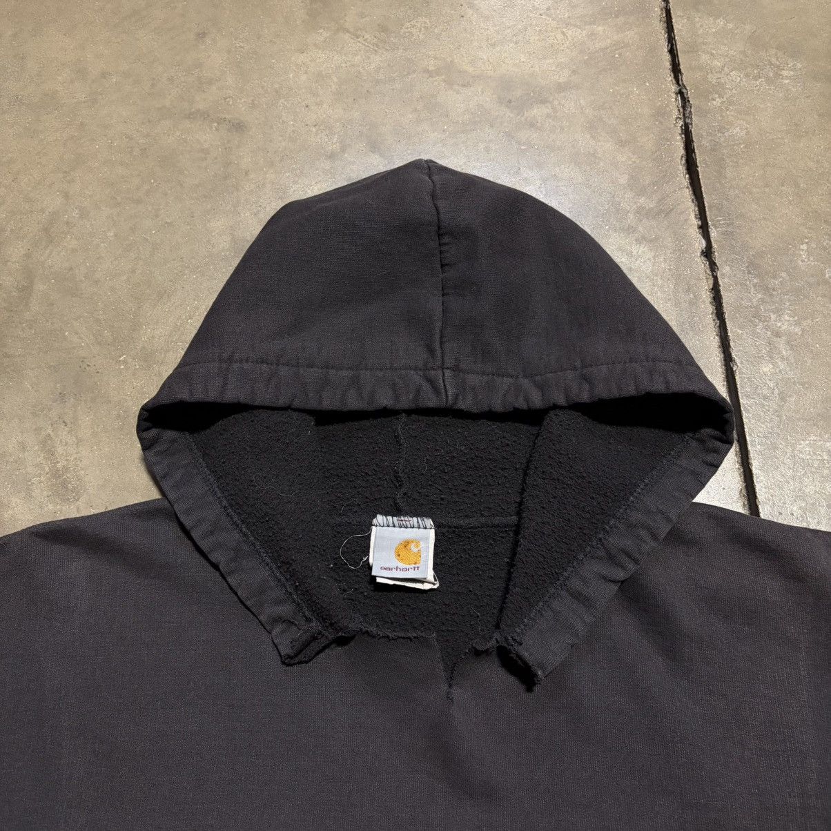 Carhartt Vintage Carhartt Hoodie Sweatshirt Faded Distressed 90s USA Size US L / EU 52-54 / 3 - 10 Thumbnail