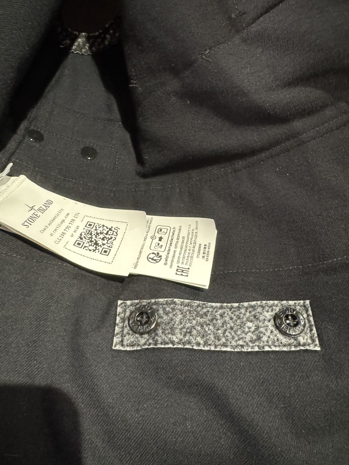 Stone Island Stone Island Needle Punched Reflective Vest Grey Black Size US L / EU 52-54 / 3 - 17 Thumbnail