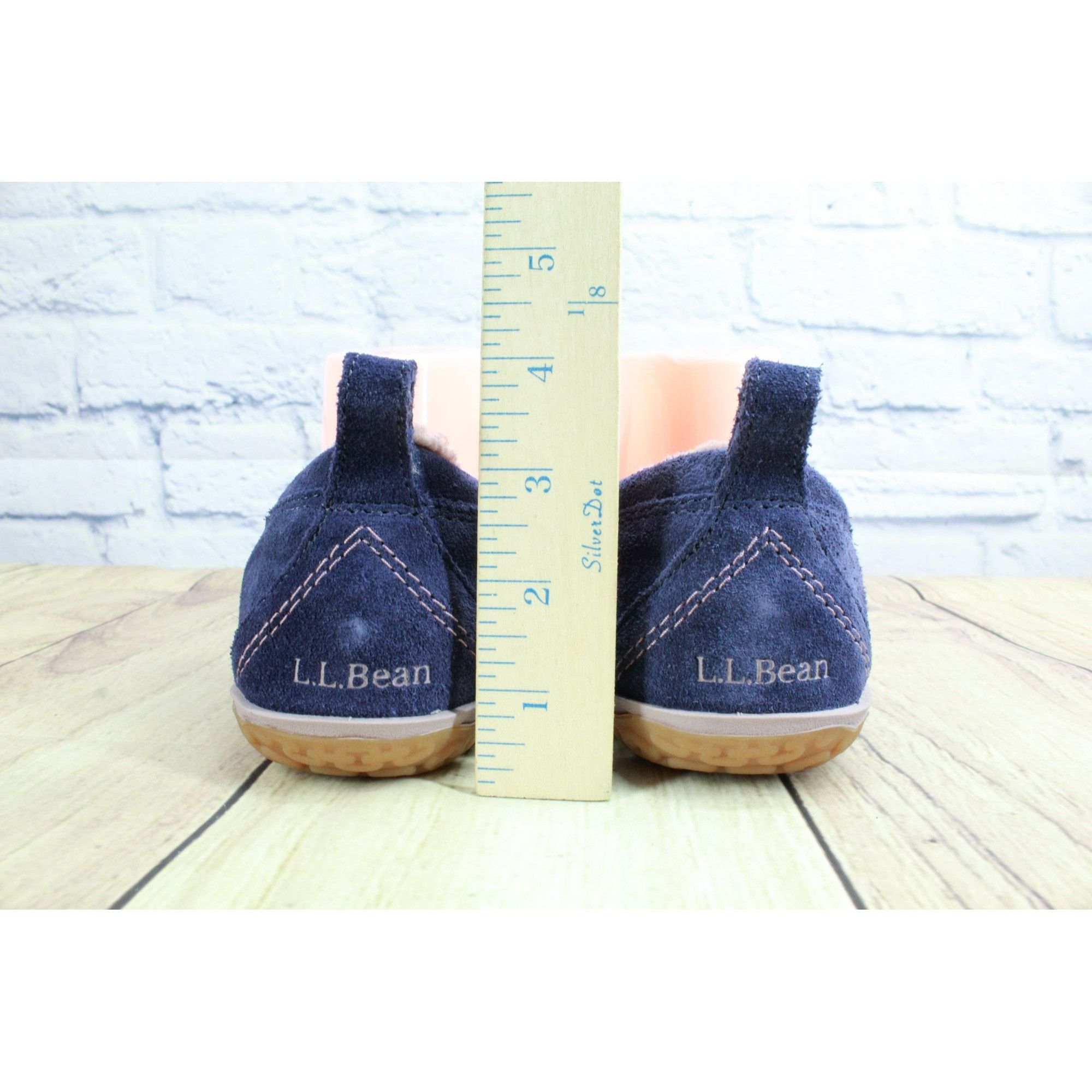 L.L. Bean LL Bean Women's Fleece Mountain Moccasin Slippers Size US 8 / IT 38 - 6 Thumbnail