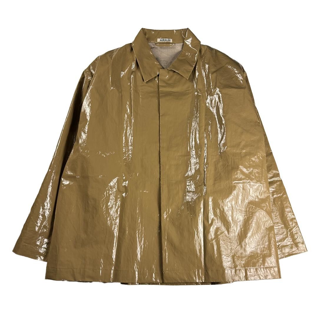 Auralee Auralee Double-Faced Linen Blend Coverall Chore Jacket