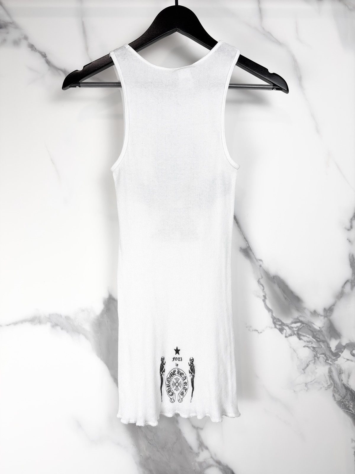 Chrome Hearts Chrome Hearts Vintage Foti Skull Logo Tank Top White Size US S / EU 44-46 / 1 - 2 Thumbnail