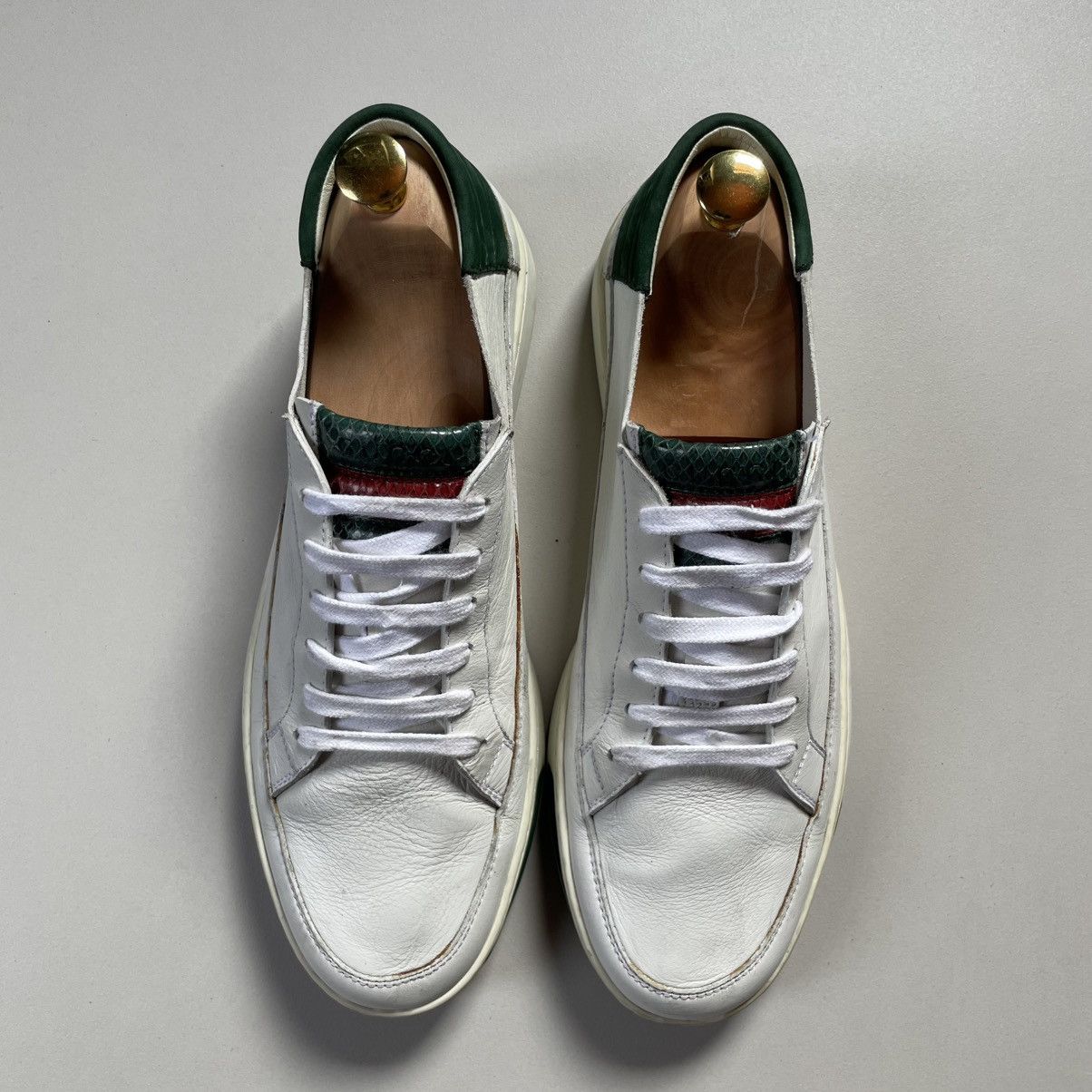 Gucci Gucci Ace Leather Sneakers Size US 8 / EU 41 - 4 Thumbnail