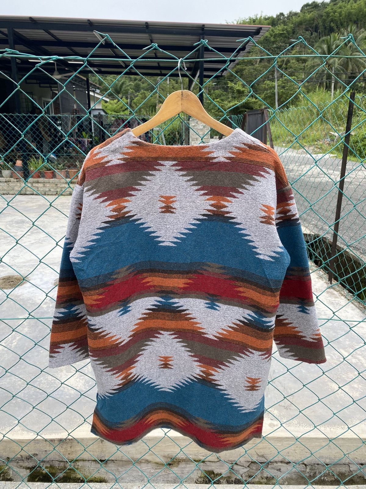 Japanese Brand Rimland navajo cardigan Size M / US 6-8 / IT 42-44 - 2 Thumbnail