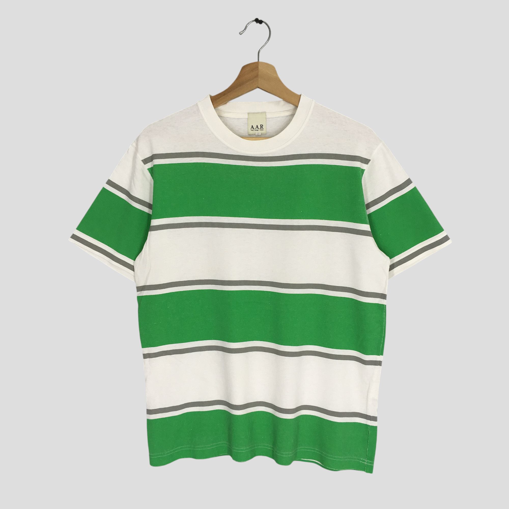 Vintage × Y's for Men × Yohji Yamamoto Vintage AAR Yohji Yamamoto Y's For Men Striped Tshirt Size US M / EU 48-50 / 2 - 1 Thumbnail