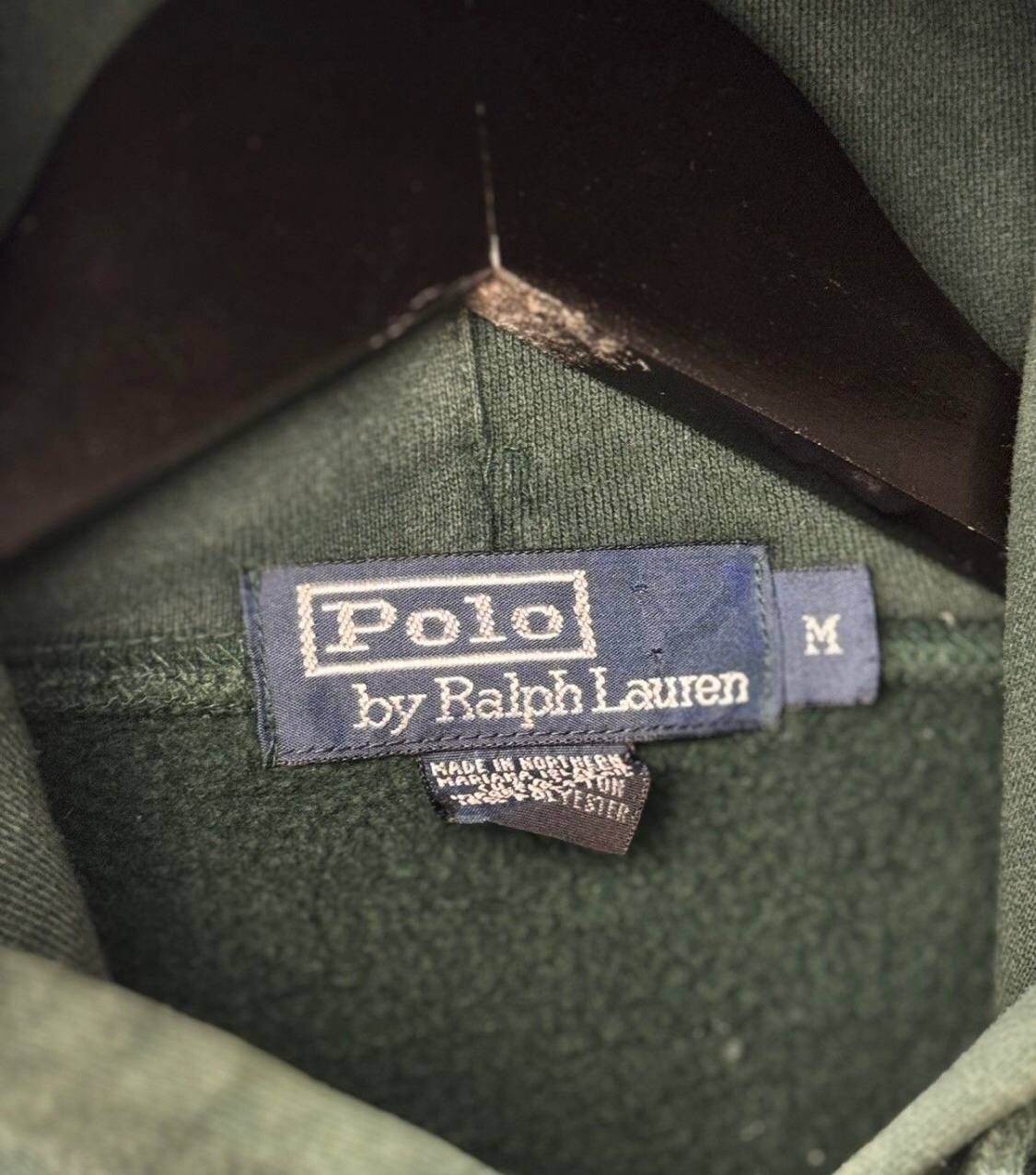 Polo Ralph Lauren × Vintage Polo Ralph Lauren 90s Hoodie Faded Oversized Vintage Size US M / EU 48-50 / 2 - 2 Thumbnail