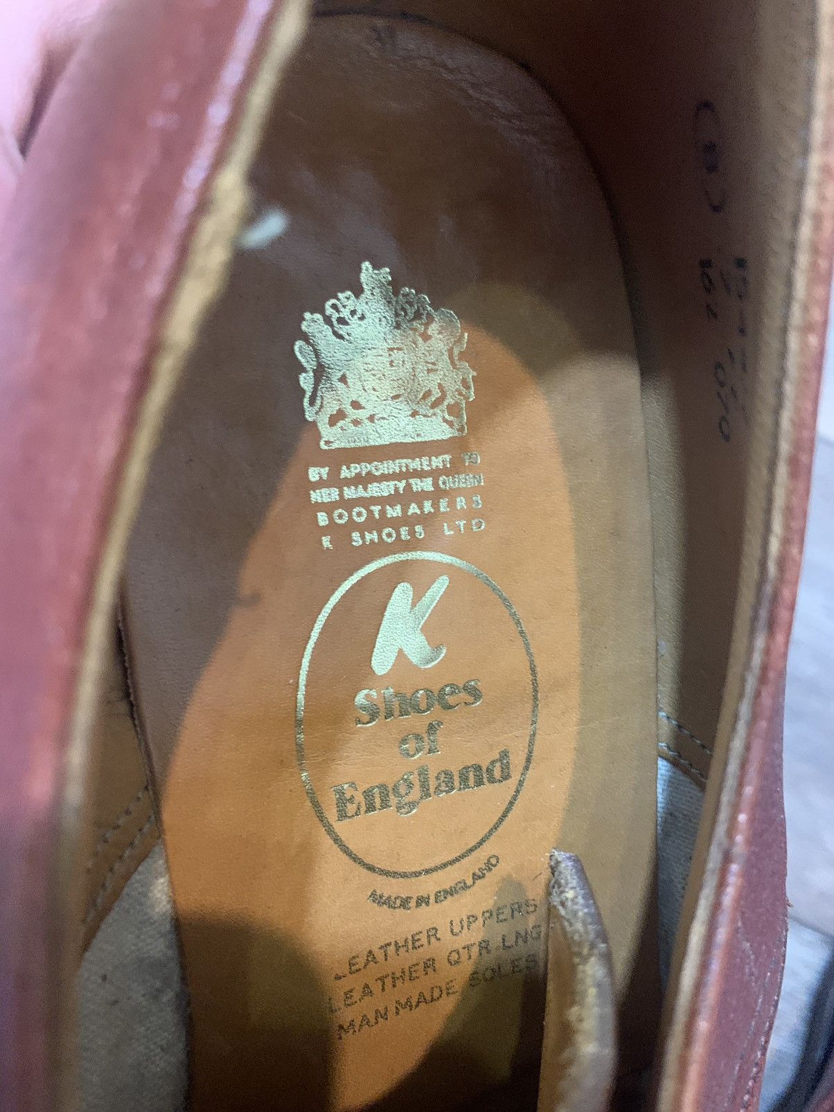 Leather × Vintage Rare Itshide Commando Made In England Leather Derby Shoes Size US 9 / EU 42 - 9 Thumbnail