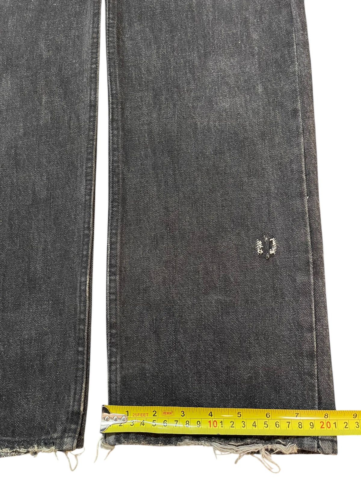 Helmut Lang Vintage Japanese Brand Distressed Style Loose Jeans Size US 33 - 16 Thumbnail