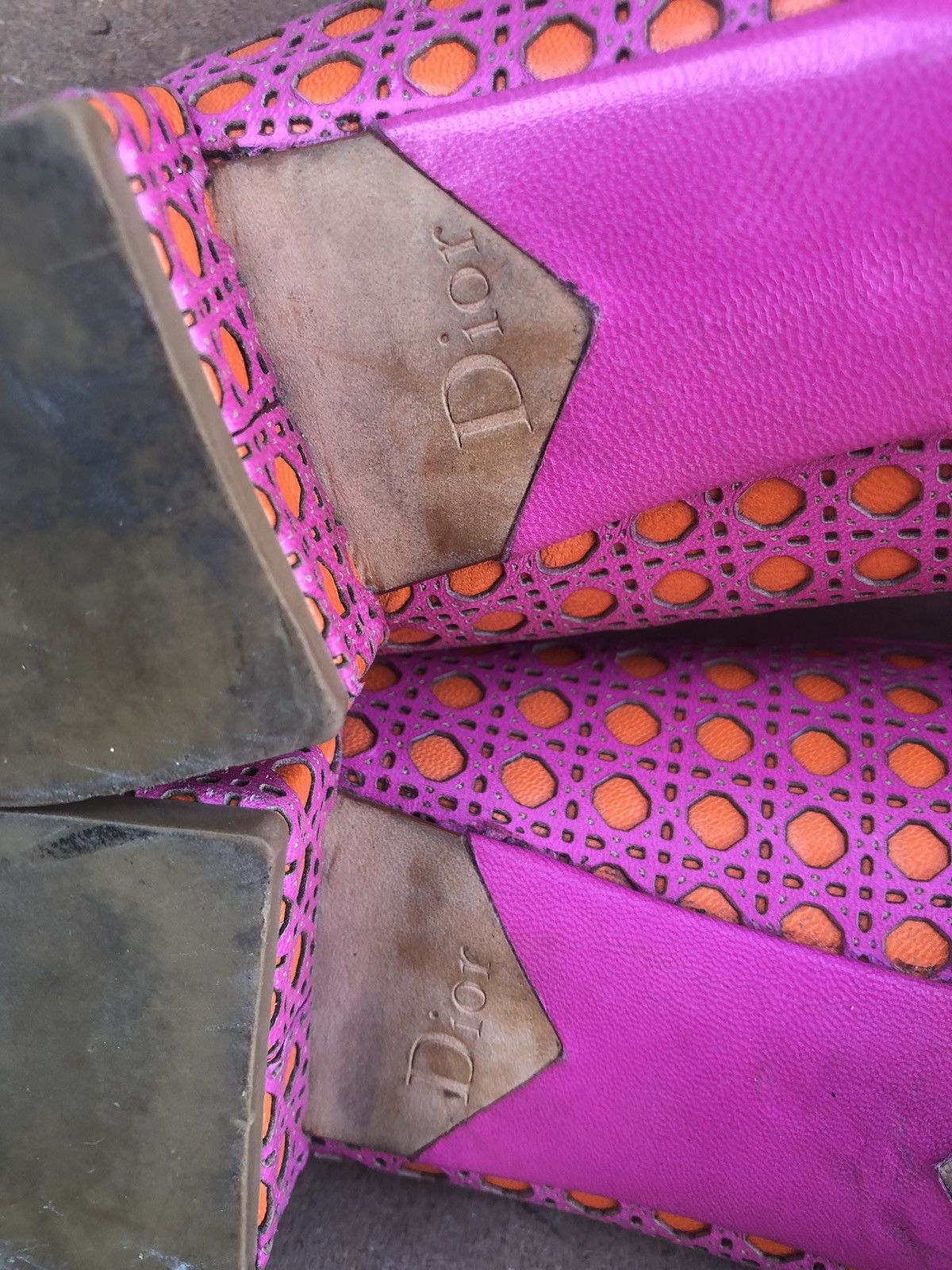 Christian Dior Monsieur Christian Dior Pink Leather Size 37 Size US 7 / IT 37 - 16 Thumbnail