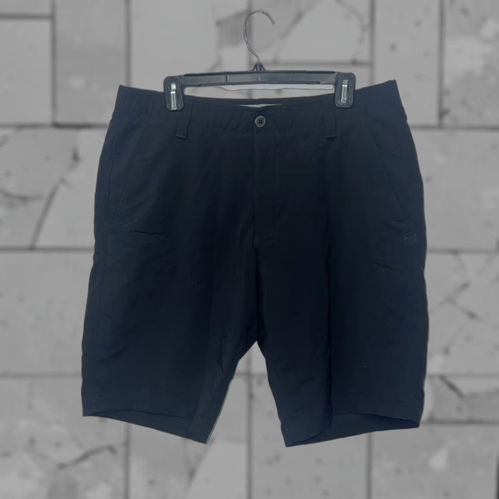 Under Armour Under Armour Shorts Adult Size 36 Black Ripstop Quick Dry Pockets Outdoor Hiking Camping Travel Mens Size US 36 / EU 52 - 1 Thumbnail