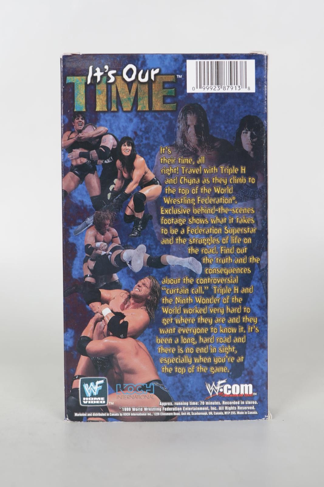 WWF 99' WWF It's Our Time Chyna & Triple H VHS Tape Size ONE SIZE - 3 Thumbnail