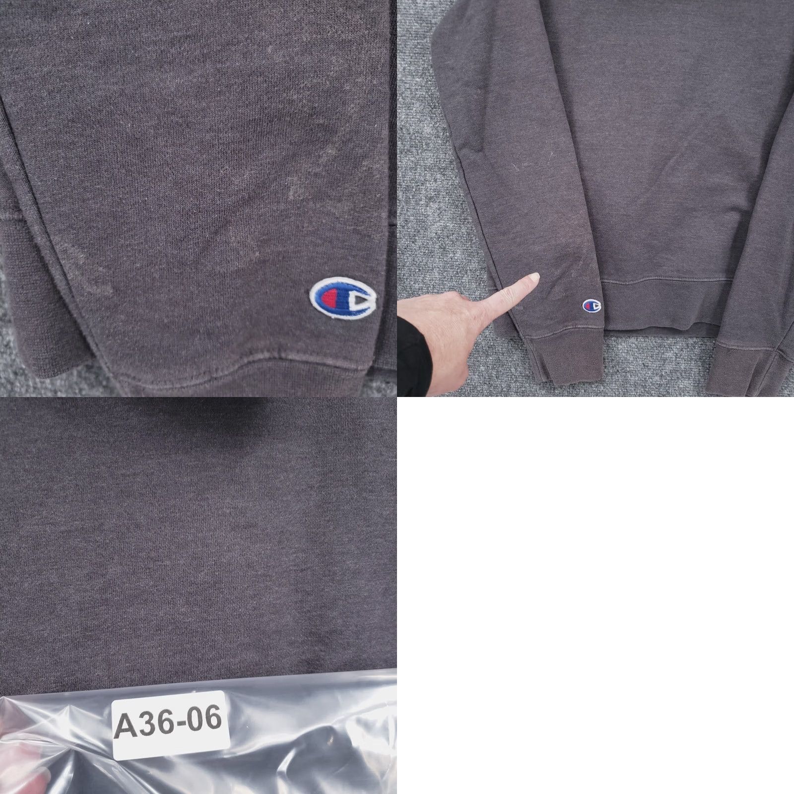 Champion Champion Hoodie Mens Small Gray Sweatshirt Fleece Pullover Sweatshirt Pullover Hooded Size US S / EU 44-46 / 1 - 9 Thumbnail