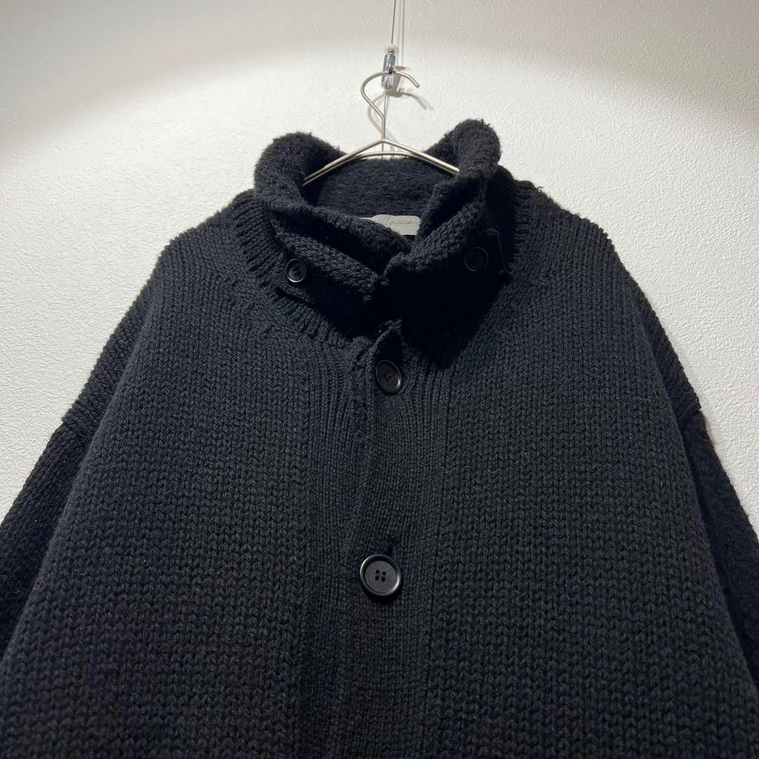 Yohji Yamamoto Knit Wool Cardigan Size US L / EU 52-54 / 3 - 2 Thumbnail