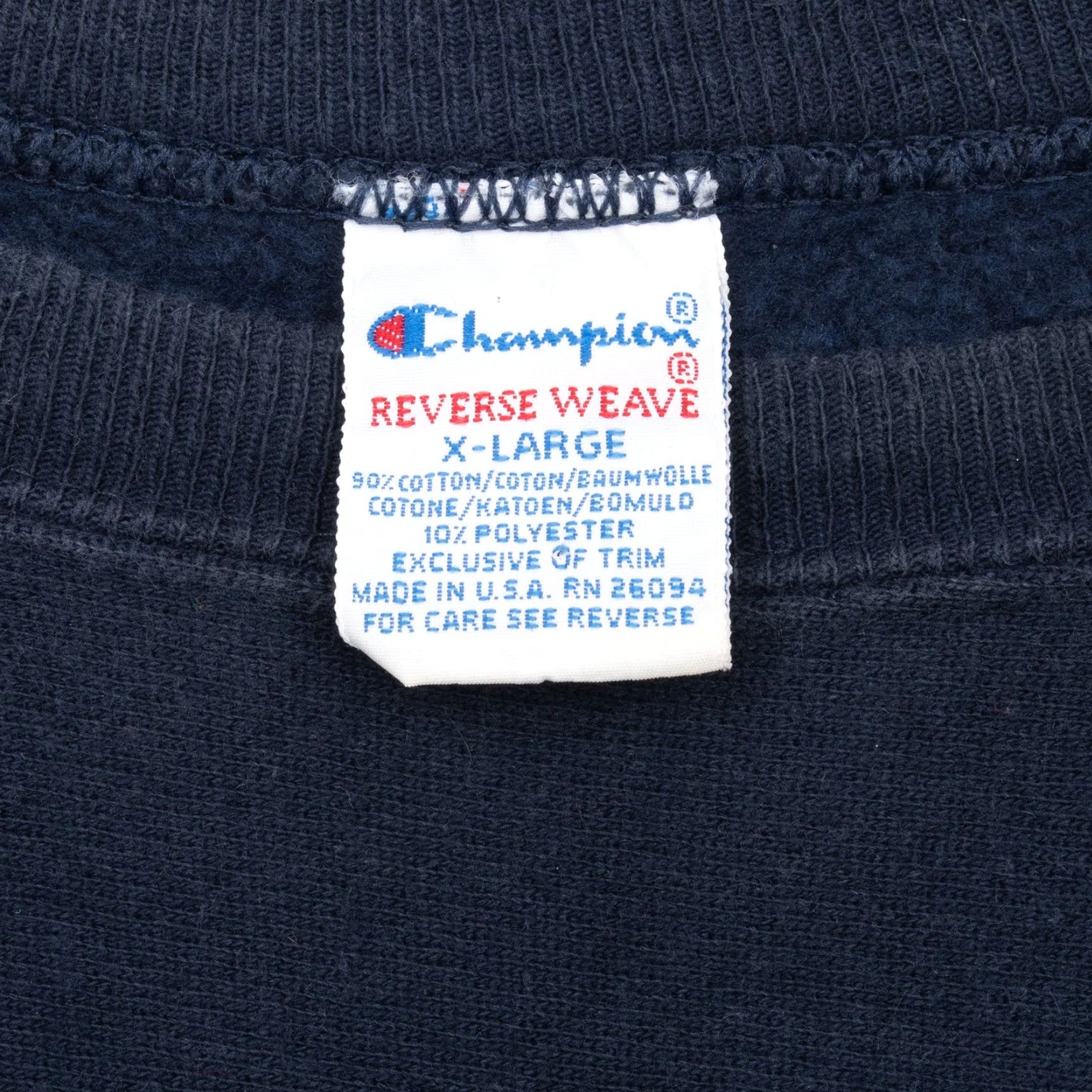 VINTAGE Champion REVERSE WEAVE Sigma Phi Epsilon Sweatshirt 1990s XL USA Blue Mens