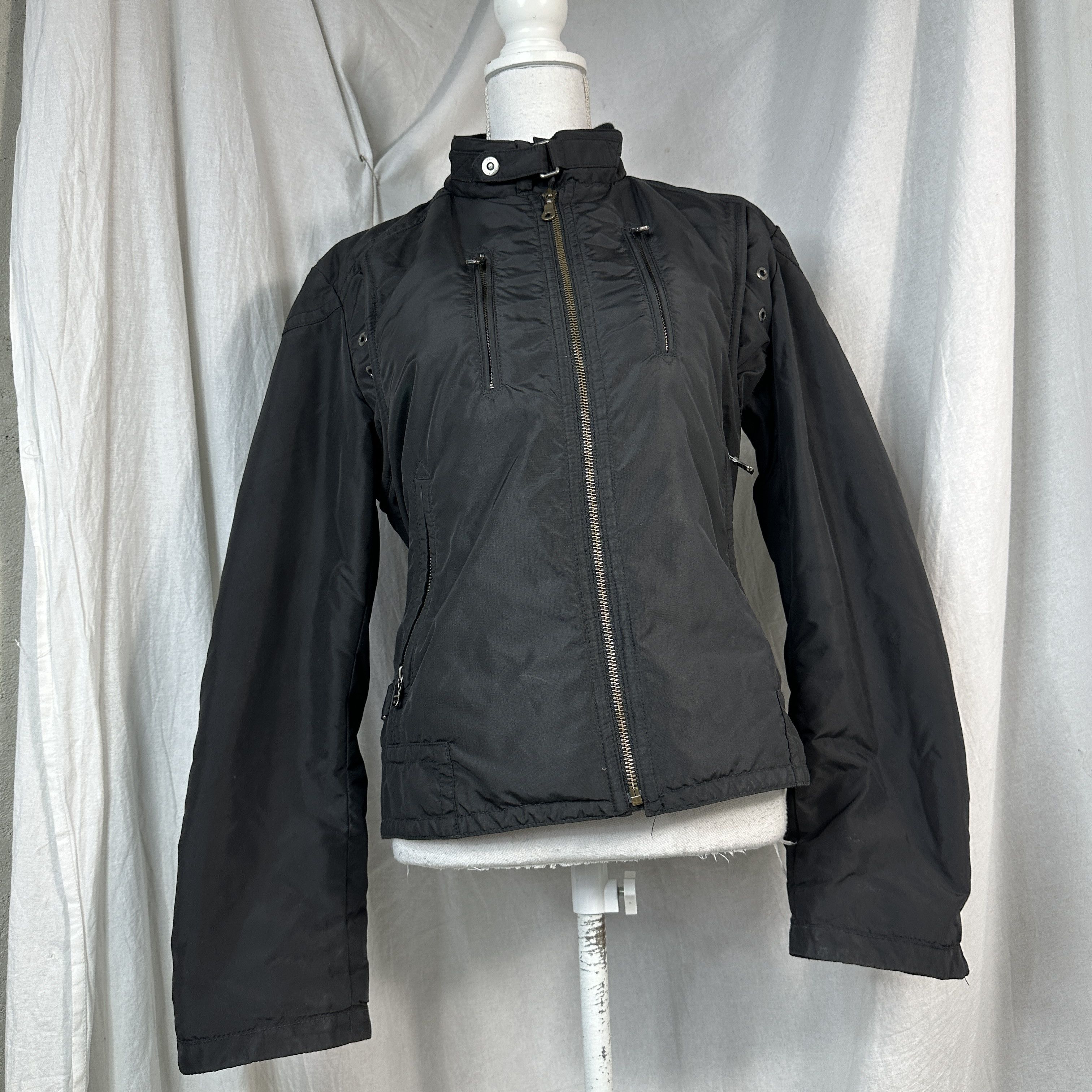 Hugo Boss × Vintage Vintage Streetwear Gorpcore Hugo Boss Moto Jacket Size US M / EU 48-50 / 2 - 7 Thumbnail