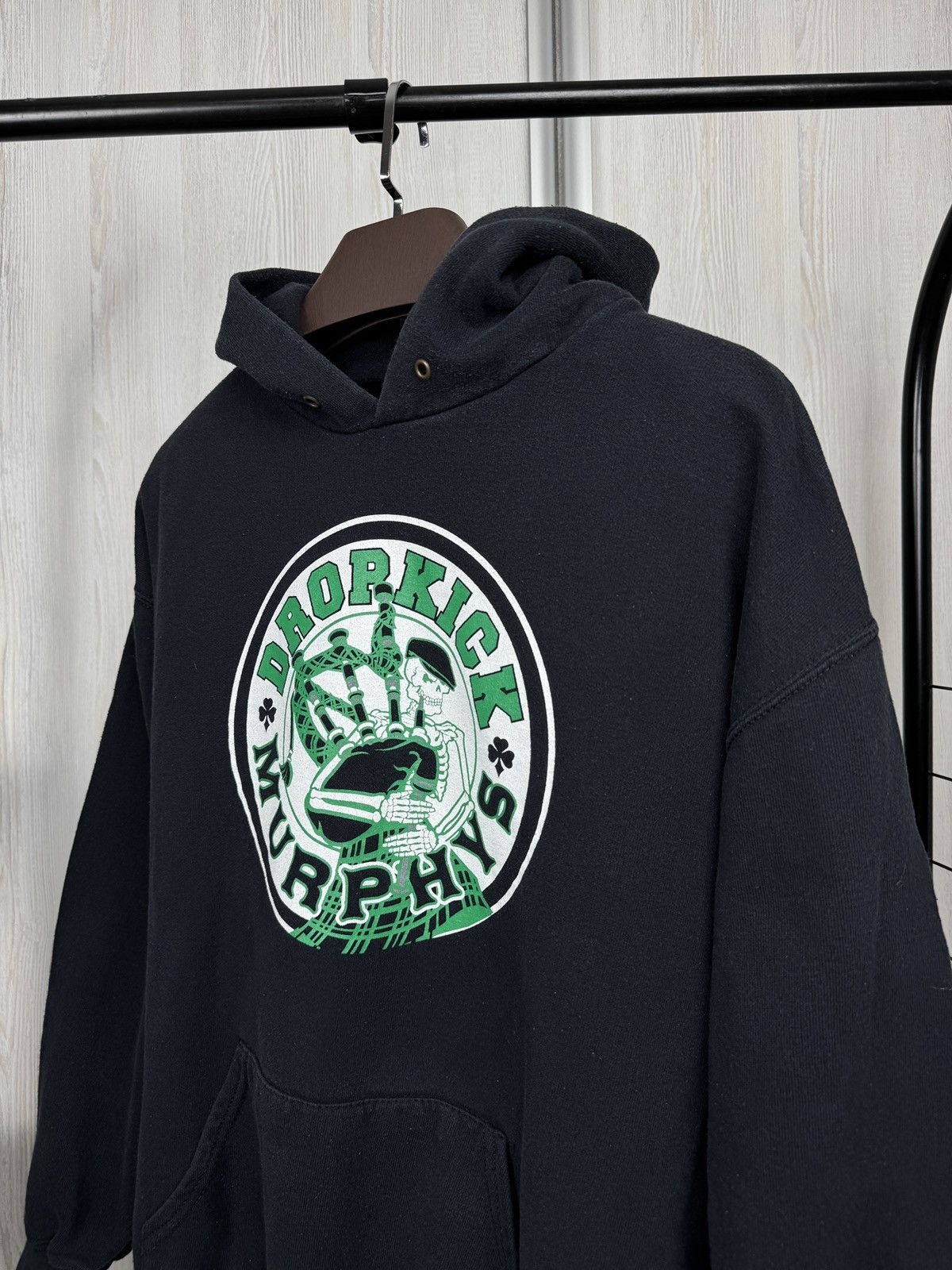 Fruit Of The Loom Dropkick Murphy’s vintage y2k #58 hoodie skeleton Ireland Size US L / EU 52-54 / 3 - 4 Thumbnail