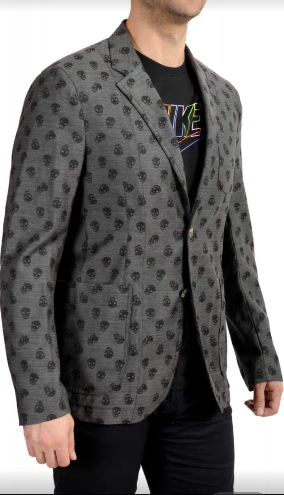 Alexander McQueen skull jacquard wool pants size46 Size US 30 / EU 46 - 15 Thumbnail
