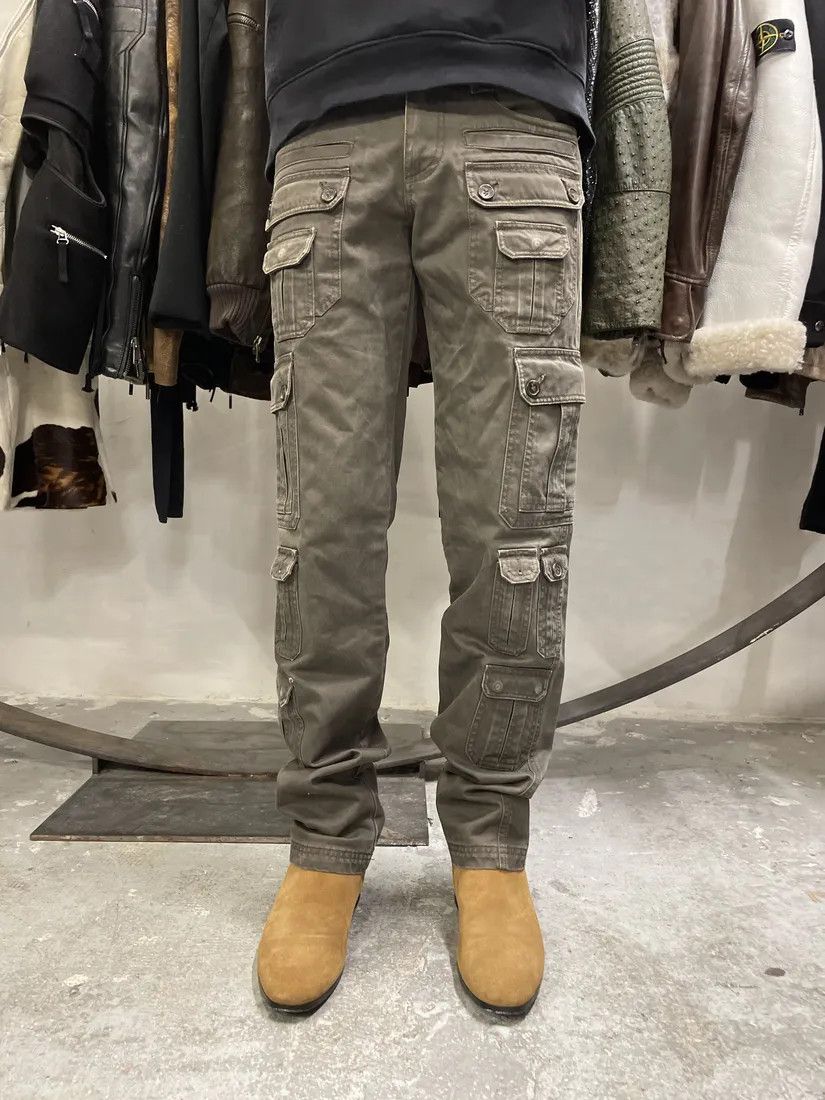Dolce & Gabbana × Vintage SS2008 Dolce & Gabbana Multi Pockets Cargo Olive Pants Size US 30 / EU 46 - 2 Thumbnail