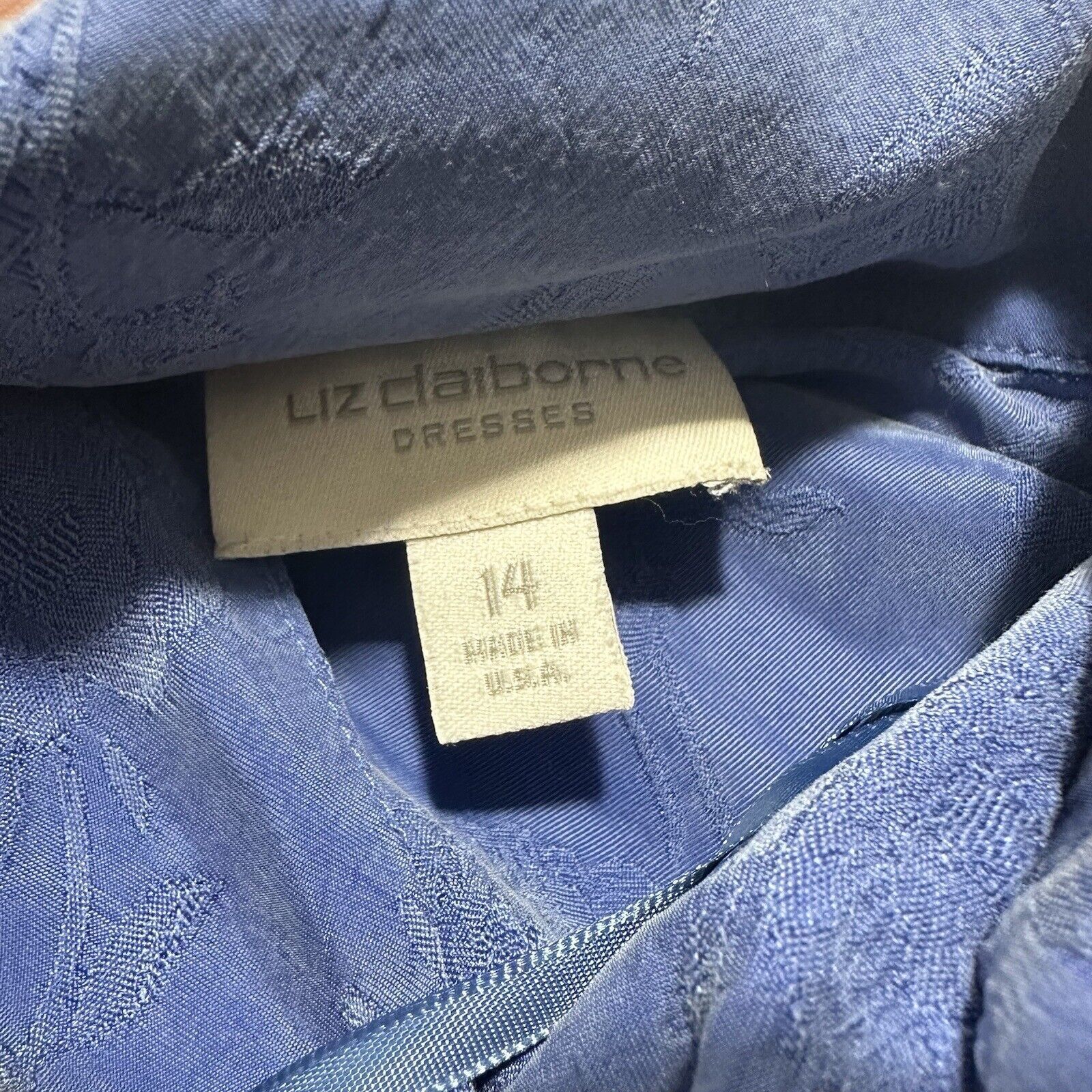 Liz Claiborne Liz Claiborne 14 Blue Button Front Short Sleeve Collared Top Size XL / US 12-14 / IT 48-50 - 8 Thumbnail