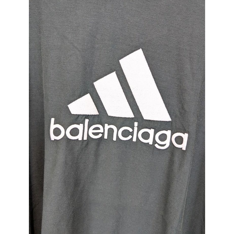 Adidas × Balenciaga Adidas x Balenciaga Oversize T-Shirt in Dark Green Sz.4 Size US XL / EU 56 / 4 - 4 Thumbnail