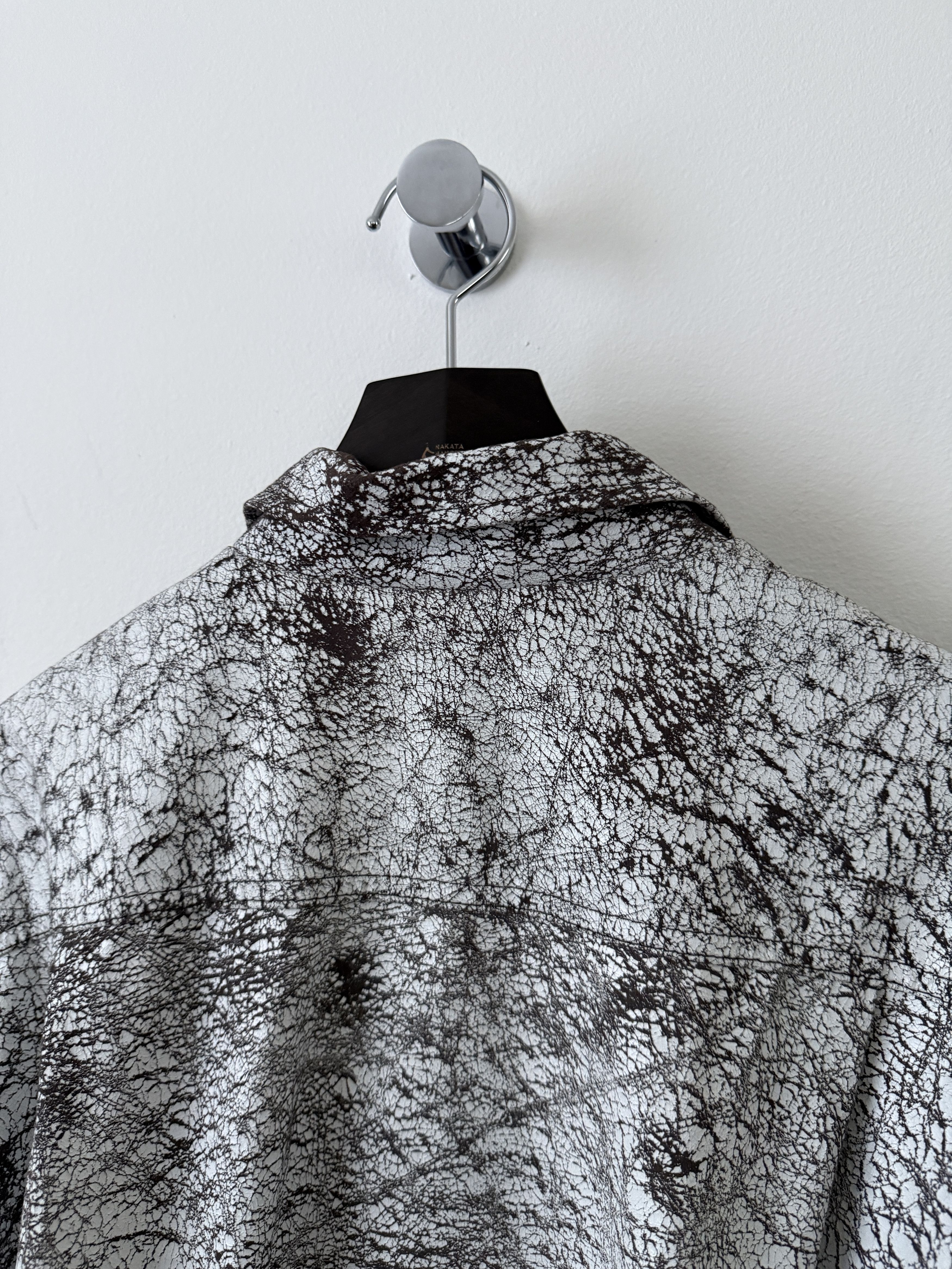 John Elliott Painted Type II Leather Thumper Jacket Size US XL / EU 56 / 4 - 12 Thumbnail