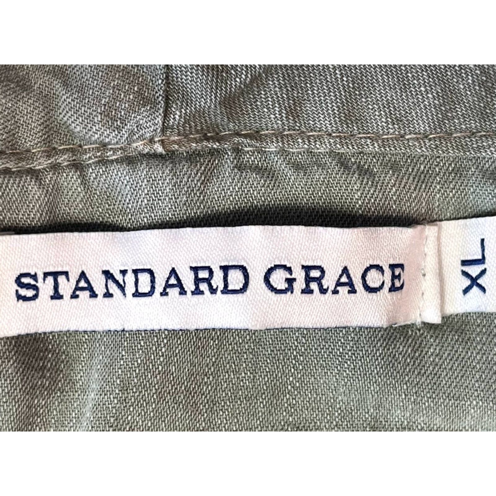 Vintage Standard Grace Shirt Dress Womens XL Green Pockets See Pics Size XL / US 12-14 / IT 48-50 - 5 Thumbnail
